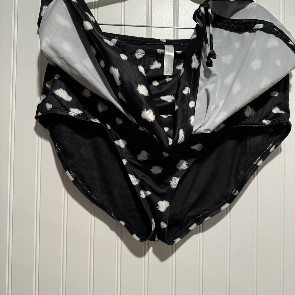 Lane Bryant Cacique Animal Print Tankini Swim Set Plus Size 18 - Picture 12 of 13